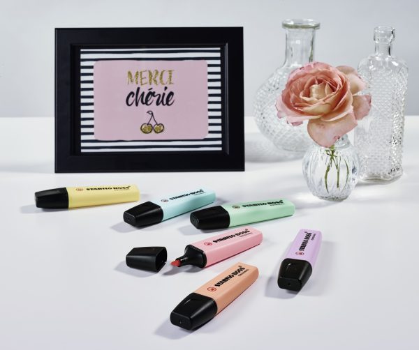 Markeerstift pastel - STABILO BOSS ORIGINAL Pastel - Etui 6 pastel kleuren - Afbeelding 4