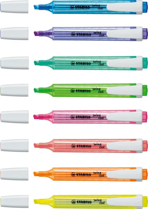Stabilo Swing Cool - Etui 6stuks fluo - Afbeelding 2