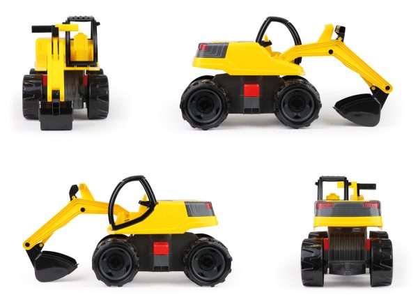 Giga Trucks Graafmachine PRO (zwart/geel) - 63cm - Afbeelding 9