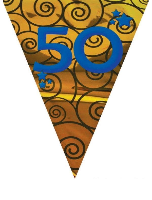 Vlaggelijn gouden jubileum - 5m/10vlaggen