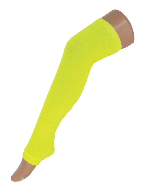 Beenwarmers 60cm - Fluo geel