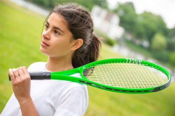 Tennisracket 25" - groen - Afbeelding 2
