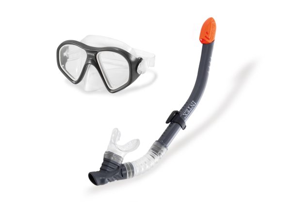 SPORT Duikbril + Snorkel "Reef Rider" - zwart - Afbeelding 2