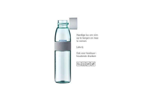 Waterfles Ellipse 700ml - Wit - Afbeelding 2