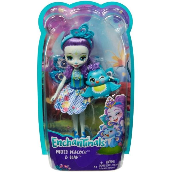 Enchantimals - Patter Pauw met haar dierenvriendje Flap - Afbeelding 2