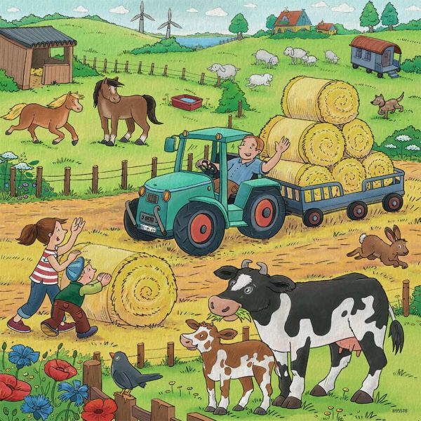 Puzzel (3x49stuks) - Op de boerderij - Afbeelding 4