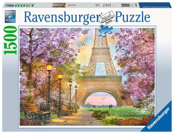 Puzzel (1500stuks) - Verliefd in Parijs