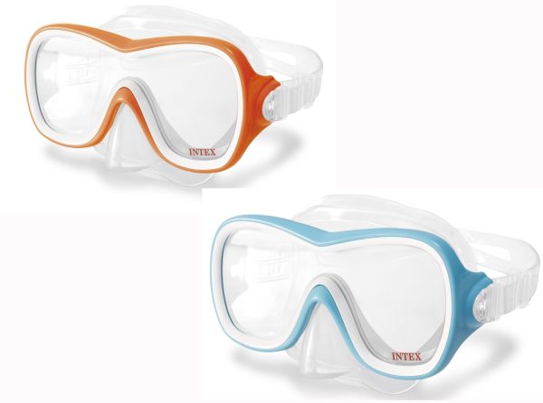 Intex Duikbril "Wave Rider" Aqauflow Sport (blauw OF oranje) - Afbeelding 2