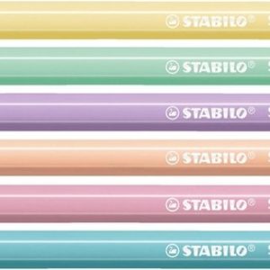Stabilo Swano Pastel HB potloden – 6stuks