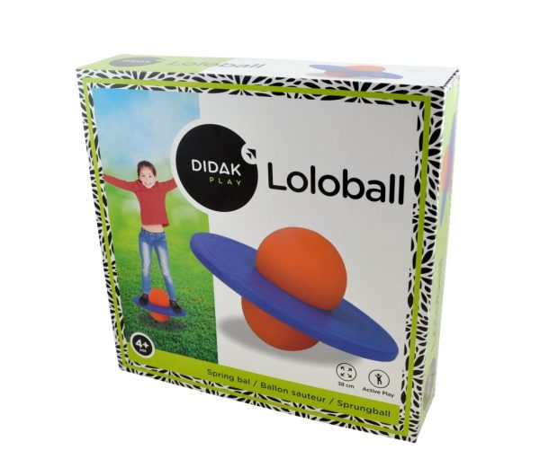 Lolobal (volle band) Ø 38cm (blauw/rood)