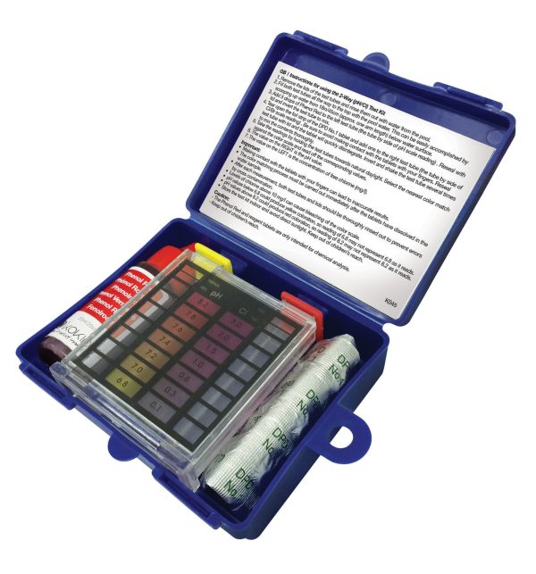 2-way (pH/Cl) Test Kit - 20cc Phenol + 20 tabletten DPD