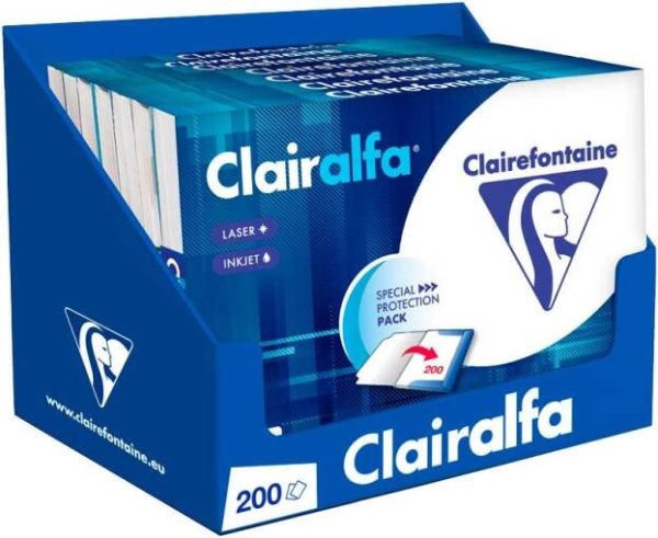 Kopieerpapier Clairalfa A4 (210x297mm) 80gr/200vel - wit