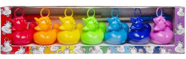 Kermiseendjes UNICORN (7stuks) met 2 hengels