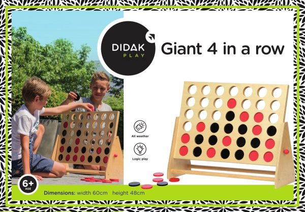 Giant 4 Op een rij (hout)