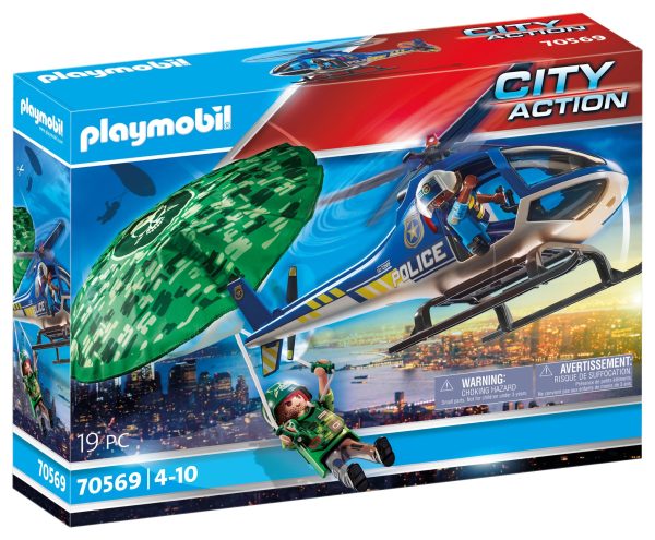 PM City Action - Politiehelikopter parachute-achtervolging 70569