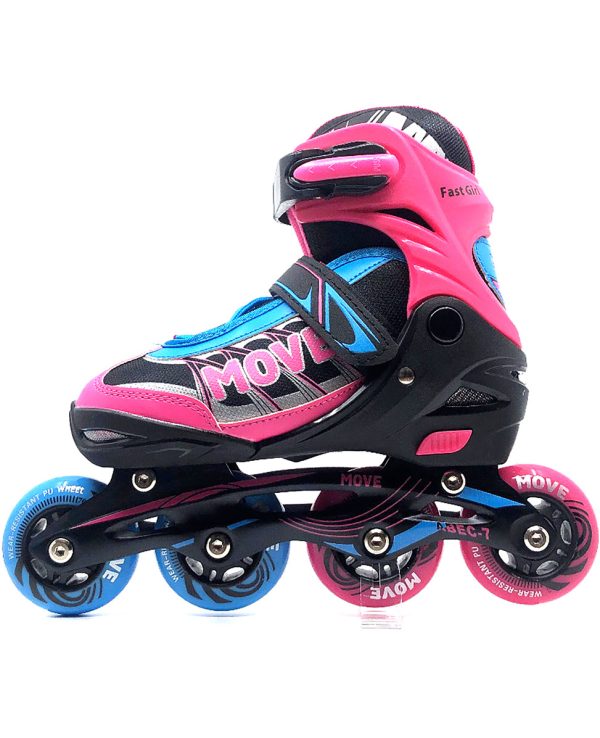 Inline Skates Move Fast Girl