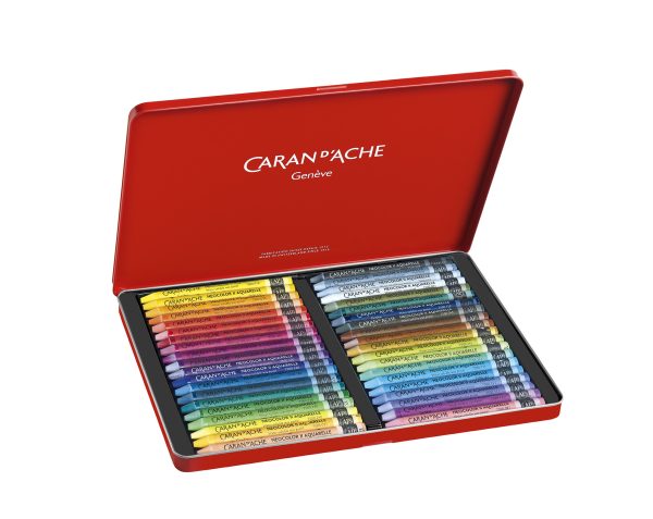 Caran d'Ache Waskrijt "Neocolor II" - 40stuks in metalen doos - Afbeelding 2