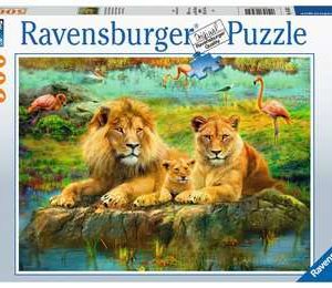 Puzzel (500stuks) – Leeuwen in de savanne