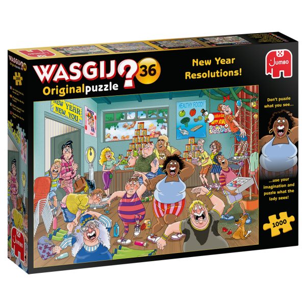 Wasgij Original 36 - New year resolutions  (1000 stukjes)