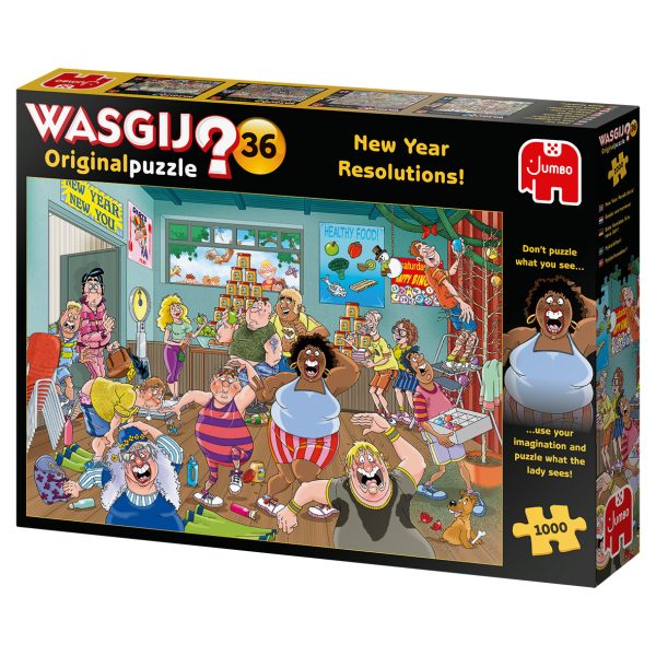 Wasgij Original 36 - New year resolutions  (1000 stukjes) - Afbeelding 2