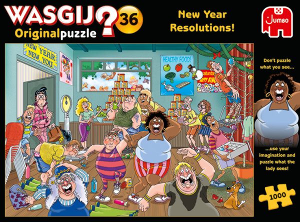 Wasgij Original 36 - New year resolutions  (1000 stukjes) - Afbeelding 3