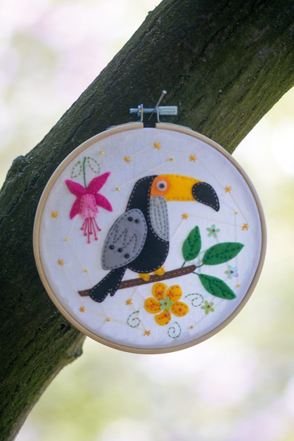 Knutselkit met vilt - Toekan - Afbeelding 2