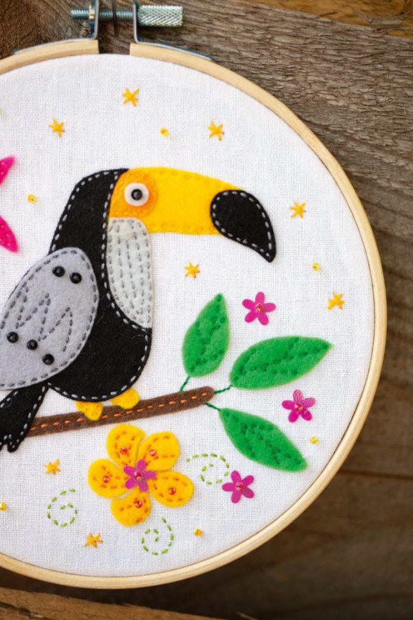 Knutselkit met vilt - Toekan - Afbeelding 3