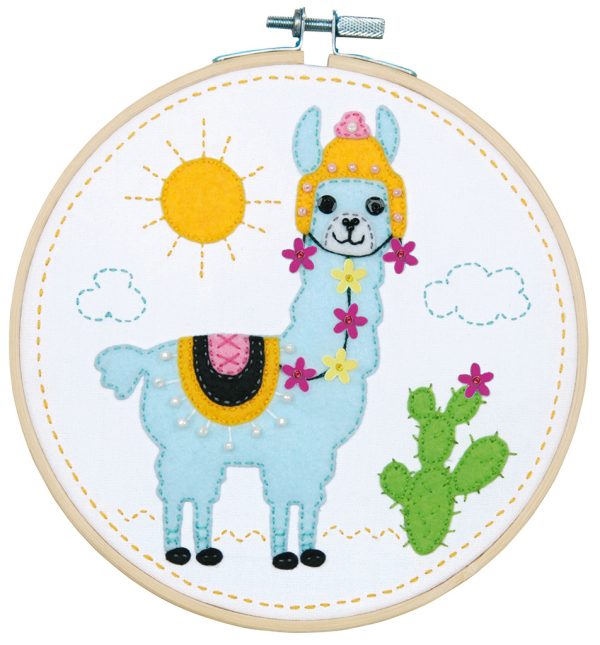 Knutselkit met vilt - Lama