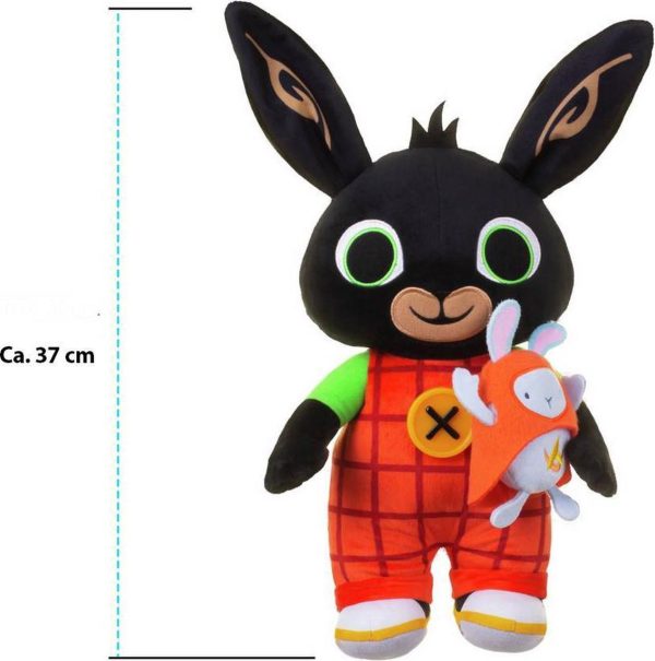 Pratende Bing met licht & hoppity - 37cm - Afbeelding 2