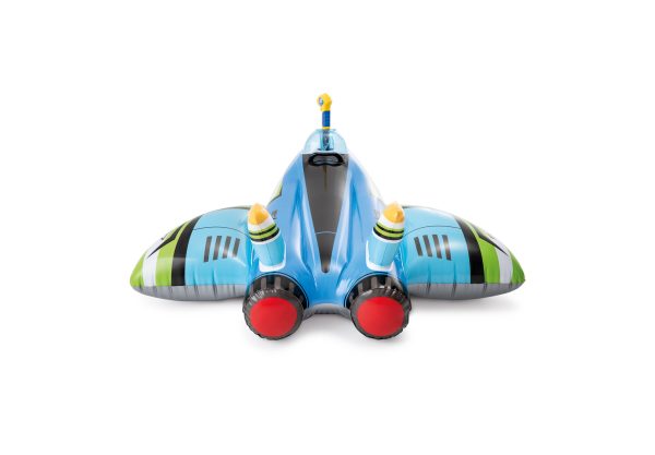 Ride-on (117x117cm) - VLIEGTUIG met waterpistool (blauw OF rood) - Afbeelding 5