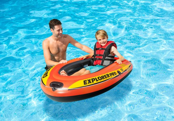 Roeiboot EXPLORER PRO 50 (137x85x23cm) - oranje - Afbeelding 3