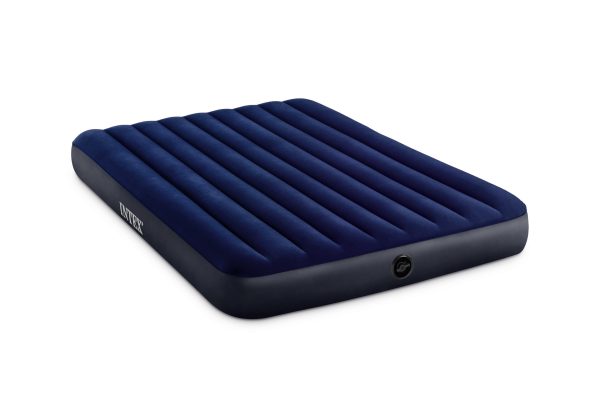 Intex Dura-beam Standard luchtbed (152 x 203 x 25cm) - nachtblauw