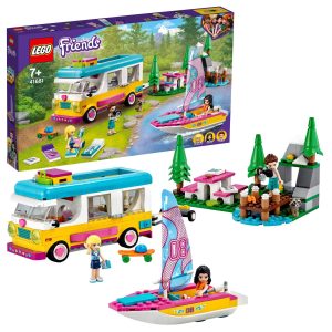 LEGO Friends Boscamper en zeilboot – 41681