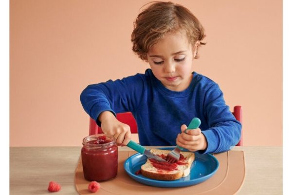 Kinderbestekset mio (3-delig) - Deep turquoise - Afbeelding 3
