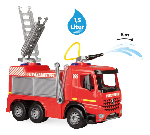 Giga Trucks Brandweerwagen Mercedes-Benz Actros - 66cm - Afbeelding 3