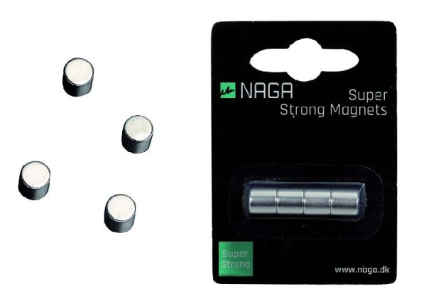Magneten cilindervormig - 4stuks