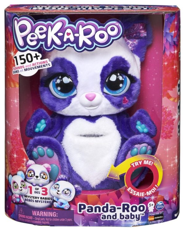 Peek-a-Roo - Panda-Roo met baby (interactieve knuffel)
