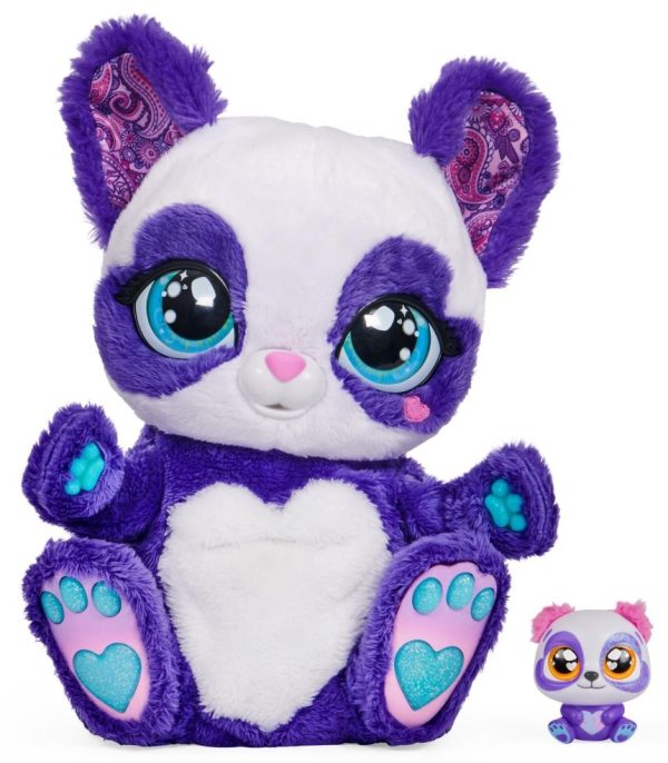 Peek-a-Roo - Panda-Roo met baby (interactieve knuffel) - Afbeelding 2