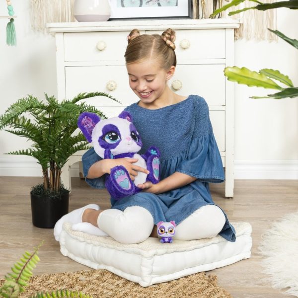 Peek-a-Roo - Panda-Roo met baby (interactieve knuffel) - Afbeelding 3