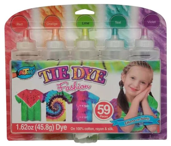 Tie Dye Fashion - 5x120 ml knijpflesjes