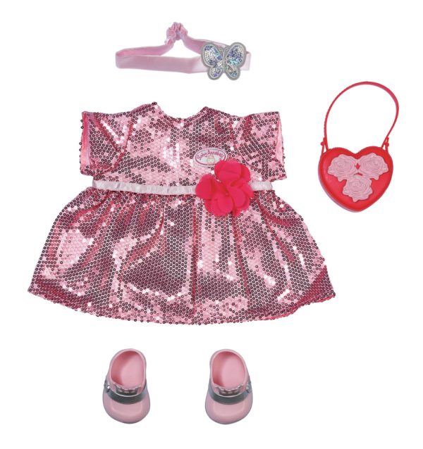 Baby Annabel - Deluxe glamour kledingset 43 cm