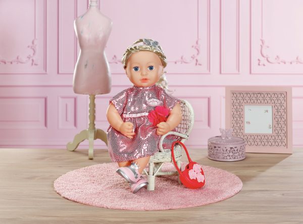 Baby Annabel - Deluxe glamour kledingset 43 cm - Afbeelding 5