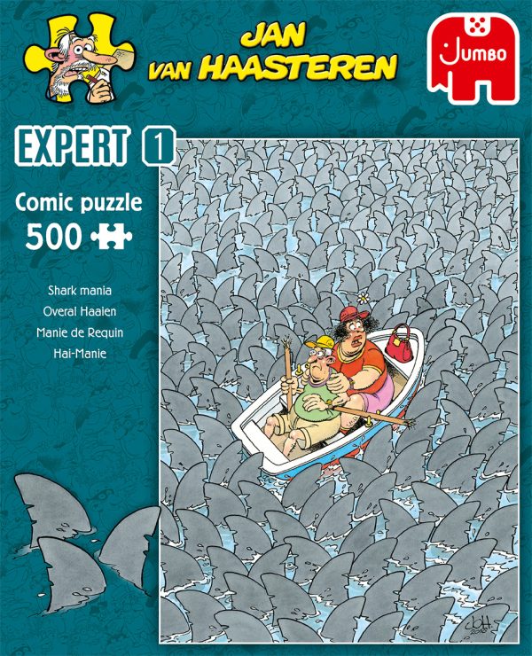 Jan van Haasteren Expert 1 - Overal Haaien (500stuks) - Afbeelding 4