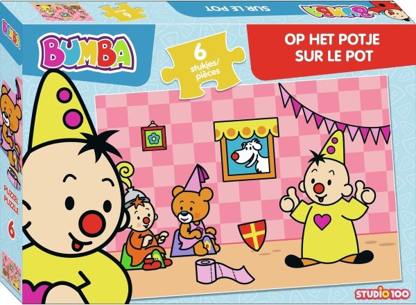 Bumba - Puzzel "Op het potje" - 6stuks - Afbeelding 2