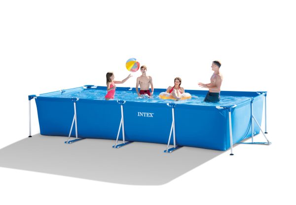 Rectangular Frame Pool Set (450x220x84cm) met filterpomp 12V - Afbeelding 3