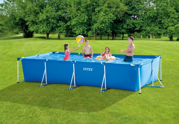 Rectangular Frame Pool Set (450x220x84cm) met filterpomp 12V - Afbeelding 4