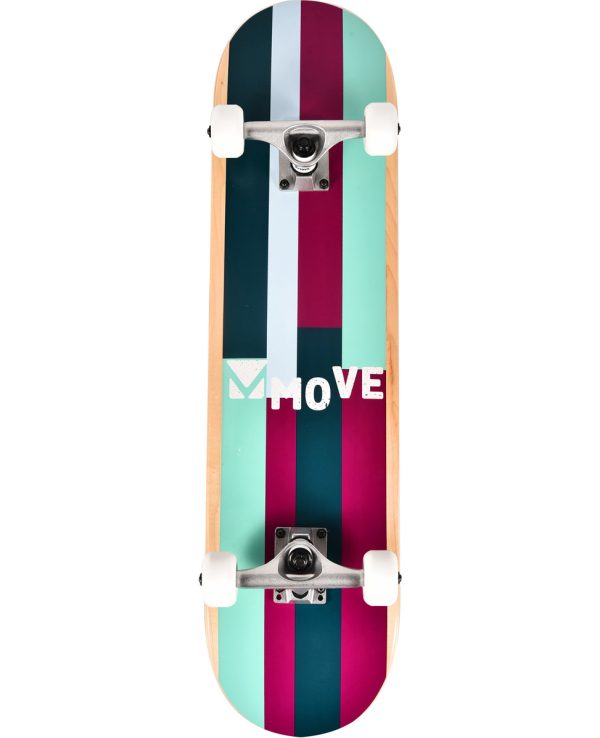 Skateboard 31" - Stripes Purple