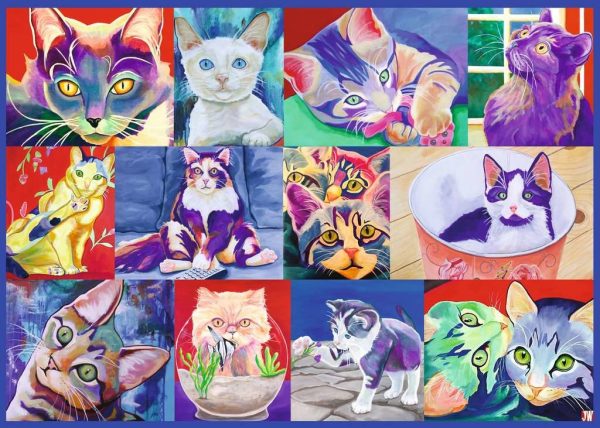 Puzzel (500stuks) - Hello Kitty Cat - Afbeelding 2