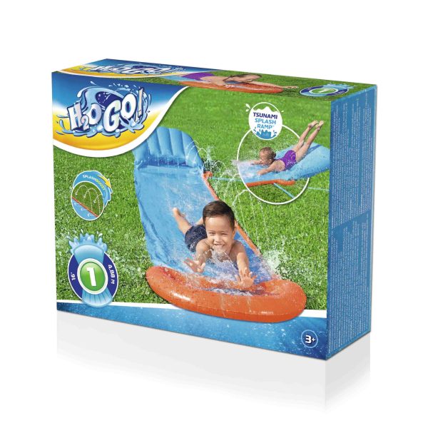 H2OGO! Tsunami Splash Ramp - Waterglijbaan single (488cm) - Afbeelding 7