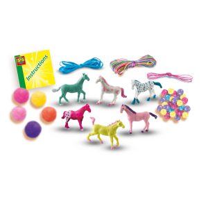 SES Creative – Paarden pompon sieraden